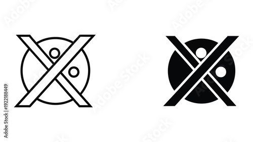 Do Not Tumble Dry Laundry Care Symbol Icon in Flat Black and White Style