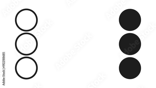 Vertical Ellipsis Icon for More Options and Menu Interface Design in Flat Black Style