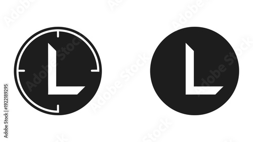 Modern Clock and Time Management Icon Set