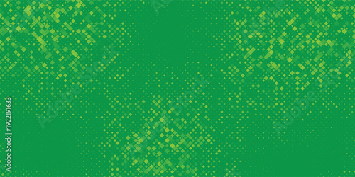 Illustration Dots square green color pattern background. Illustration