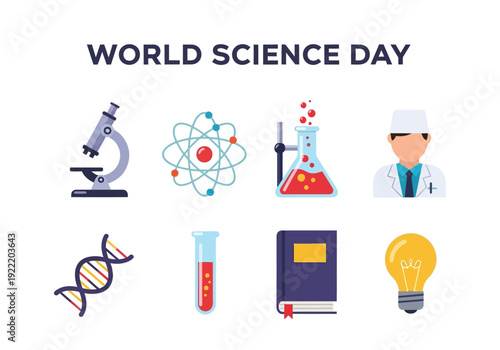 Celebrating World Science Day with Symbols of Discovery and Innovation