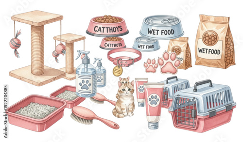 set of vintage accessories