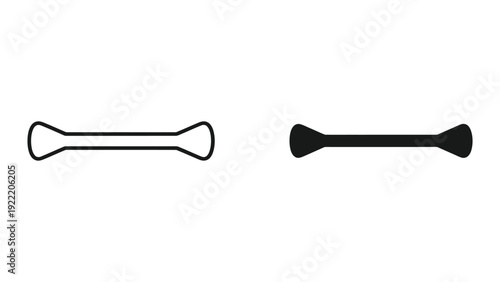 Medical Cotton Swab or Q-tip Icon Set for Hygiene and Beauty