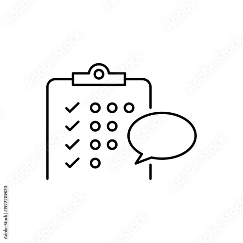 フィードバックをイメージしたビジネスアイコン