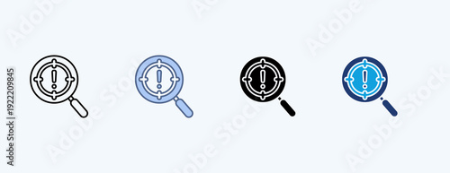 Issue Multiple Icon Illustration Vector