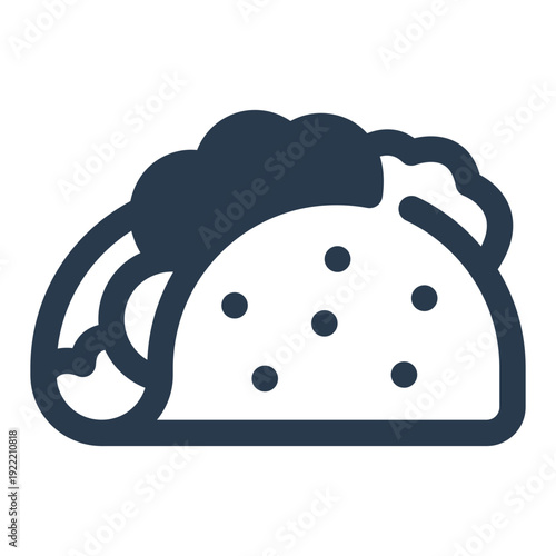 Taco mexican street food fiesta celebration