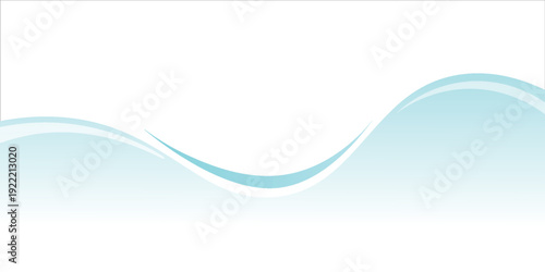 Abstract blue wave background, minimal wave design concept, eps10