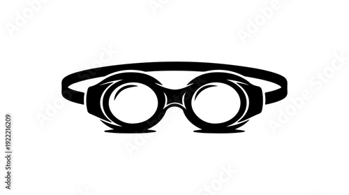 Vector swimming goggles icon