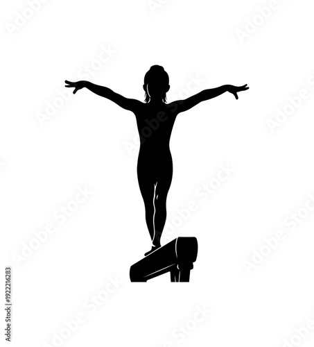 Person Balancing on One Foot