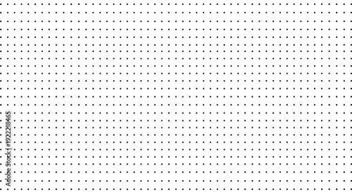A grid pattern composed of evenly spaced dotted lines on a plain background