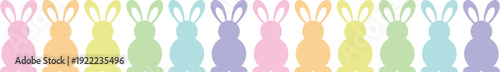 Cute Easter set. Spring collection of Bunny, flowers and seasonal decoration