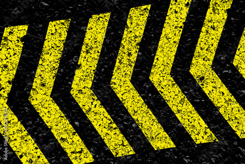 Zébras sur asphalte 