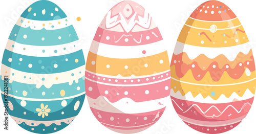 Œufs de Pâques colorés 3 – Décoration festive et gourmande