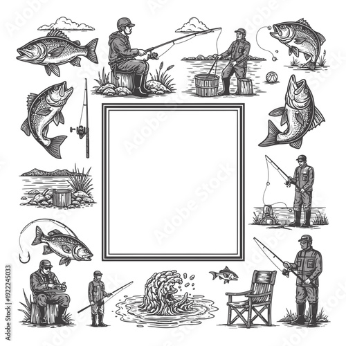 Fishing Scene Set