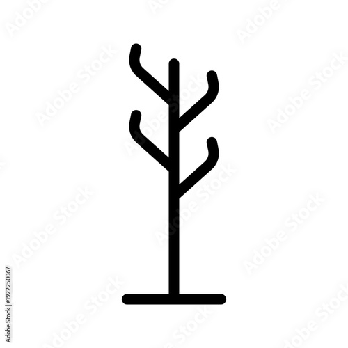 Modern Hanger Rack Furniture Collection: Professional Home Organization and Clothing Storage Symbols