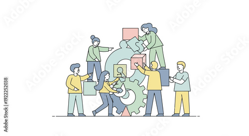 group of business people