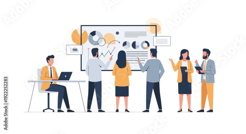 business man and woman