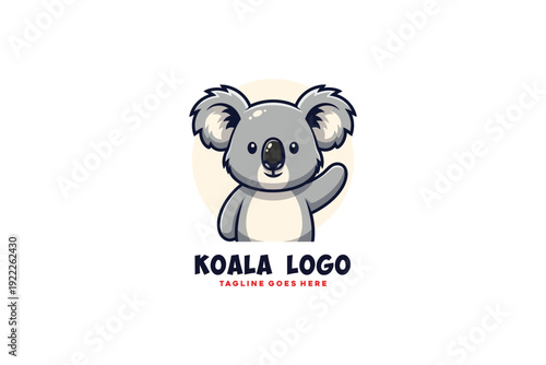 Mascot Modern koala logo design