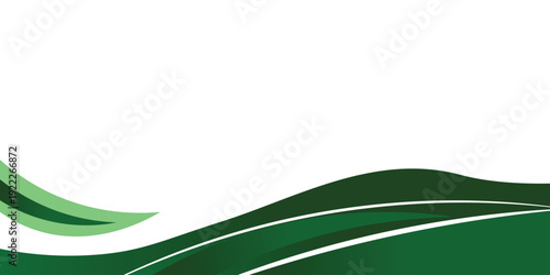Abstract green wavy business background. abstract wave background