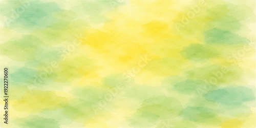 Abstract colorful background with bokeh and blurred rainbow textures featuring bright sunlight and clouds in a blue summer sky design