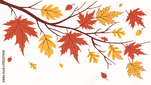 Gemini said

Seamless nature pattern featuring orange and red autumn maple leaves and oak foliage isolated on a white background for seasonal October wallpaper design