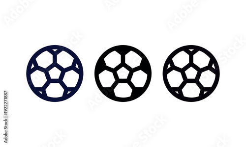 Modern Football Icon Design for Sports Team and Tournament Branding 