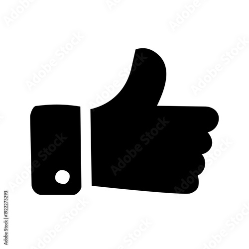 Thumbs Up Like Icon Black Silhouette
いいね 親指アイコン 黒シルエット