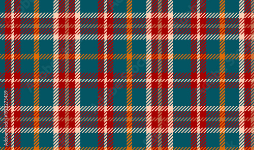 Classic Tartan Plaid Seamless Pattern – Traditional Check Fabric Background
