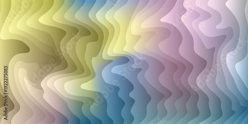 Reeded glass background, glassmorphism ribbed texture or displacement effect. Vector 3D ribbed glass morphism background with color gradient for trendy Y2K design