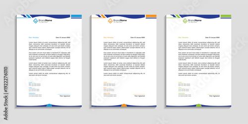 letterhead design template for corporate business