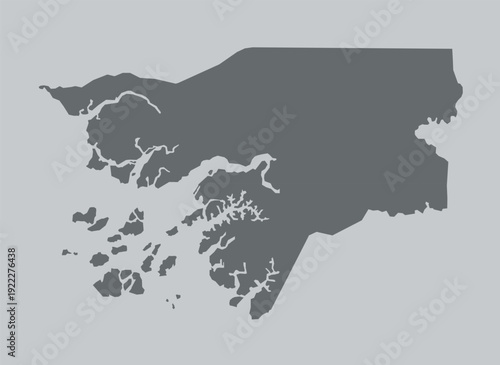 Map of guinea bissau