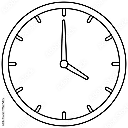 Clock Face Showing Four O'Clock