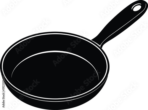 frying pan isolated on white
