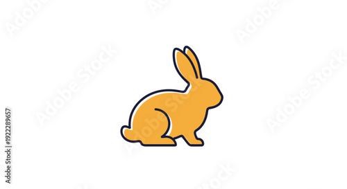 A simple yellow sun icon with rays on a white background in a flat line art style.