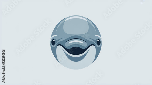 Pacifier icon with metallic sheen on light background symbolizing baby care and infant soothing with simple design