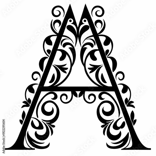 Abstract chemical flask with molecular structure science lab brand