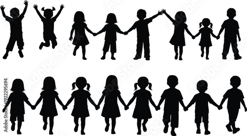 Collection of black basketball player silhouettes isolated on white background featuring athletes in jumping shooting and standing poses for professional sports design projects