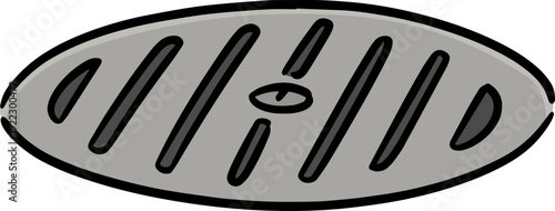 Illustration of drain cover