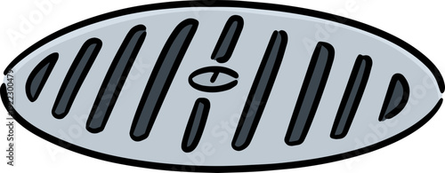 Illustration of drain cover