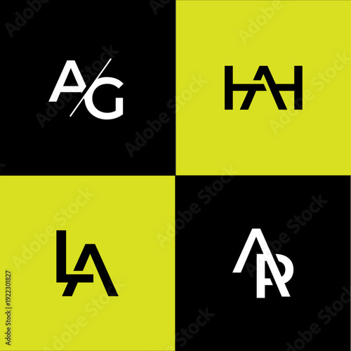 Monogram Logo, initial Logo, Letters Logo