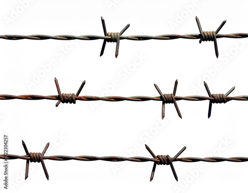 barbed wire fence
