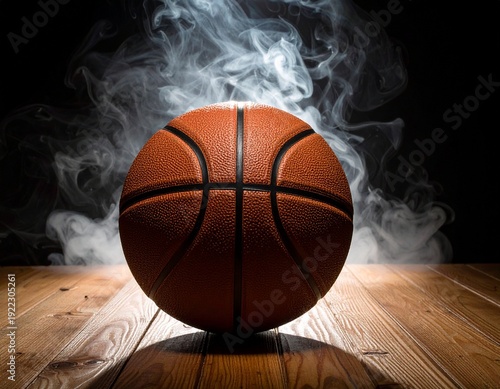 basketball ball on floor