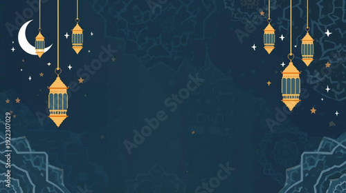vector illustration of a elegant ramadan background