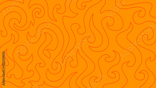 Fire Background. flame Background. doodle fire background. Flame Seamless Pattern. Background with fire lines. Outline of flames background. Continuous fire line design. Flame outline background.