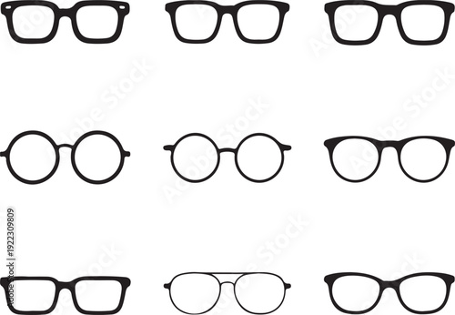 Set of spectacle frames