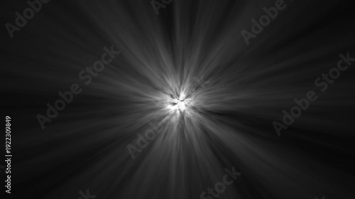 light rays spreading in all directions