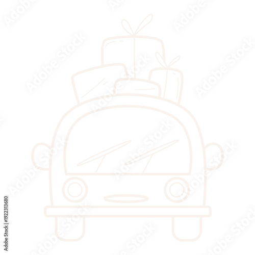 Islamic Eid Line Art Elements