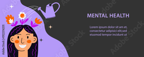 World Mental Health day. Vector illustration design 