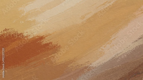 Textured abstract paint strokes in warm palette