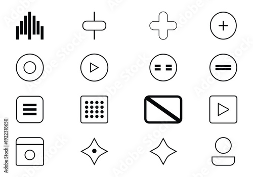 Mega Set of Business and Finance Line Icons, E-commerce and Accounting Vector Symbols

